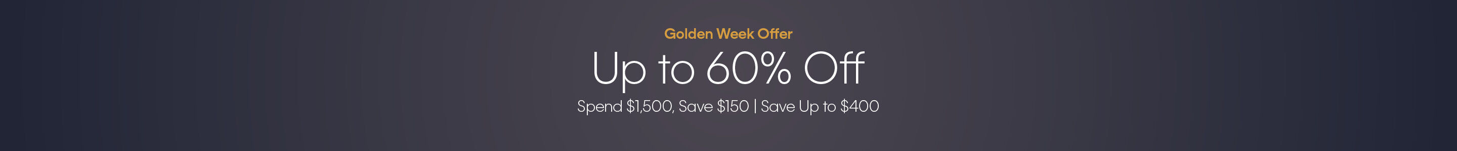 Calvin Klein Golden Week Up to 60% Off